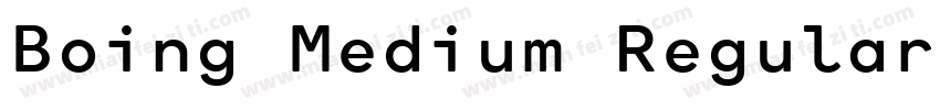 Boing Medium Regular字体转换